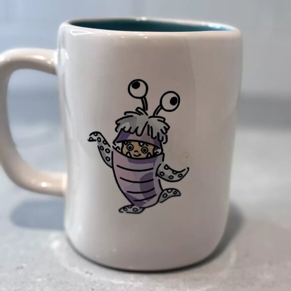 Rae Dunn Disney Pixar Monsters Inc | BOO Double Sided Ceramic Mug - Picture 5 of 9